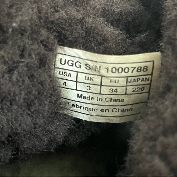 Chocolate Brown UGG Boots. Size US4 - Picture 10 of 11